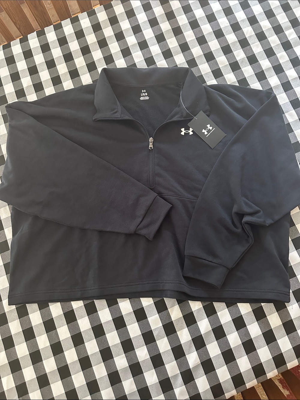 Under Armour women’s Black Half-Zip Fleece Pullover